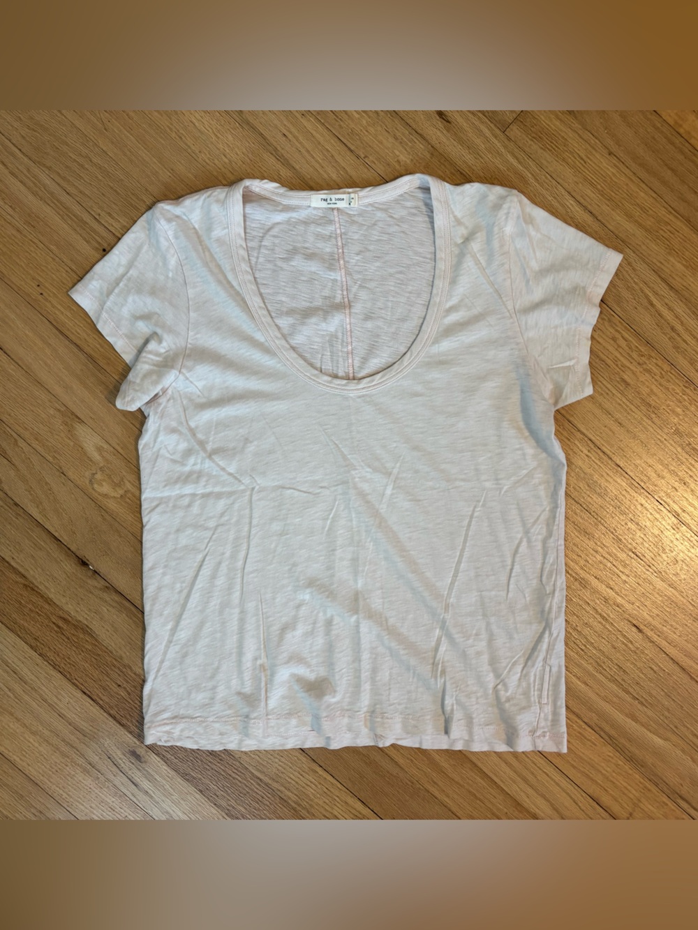 Rag & Bone Scoop Neck Tee | Size Medium